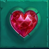 tidal gold heart symbol