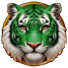 tiger and dragon wild tiger green symbol
