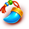 tiger of fortune charm symbol