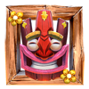 tiki runner gigablox red mask symbol
