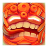tiki tumble orange mask symbol