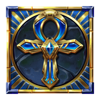 tomb of gold blue symbol