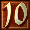 towards china 10 symbol