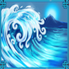 treasure on high seas ocean symbol