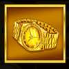 treasure vault gold watch symboll