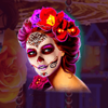 trendy skulls woman symbol