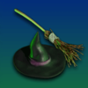 trick or treat broom symbol