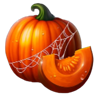 trick or treat joker pumpkin symbol