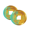 trip to china coins symbol