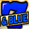 triple 7s red white and blue 7 blue symbol