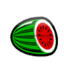 triple 7s red white and blue melon symbol