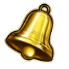 triple action cash strike bell symbol