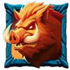 triple beasts of fortune boar symbol