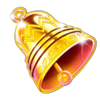 triple cash eruption gold bell symbol
