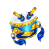 triple fortune festival drum symbol