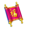 triple fortune festival scroll symbol