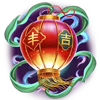 triple fu lu shou lantern symbol