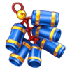 triple money jackpot gold blue symbol