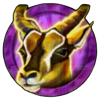 triple troves rhino antelope symbol
