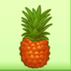 tropical 7 fruits pineapple symbol