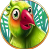 tropical downpour parrot 1 4 symbol