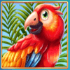 tropical downpour parrot symbol