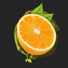 tropical hot orange symbol