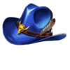 ttg wild west blue hat symbol