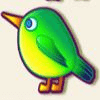 tweety birds green bird symbol