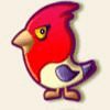 tweety birds red bird symbol