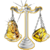 twice the money scales symbol