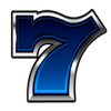 ultimate super reels 7 blue symbol