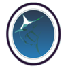 under water swordfish symbol