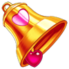 valentine hearts bell symbol