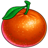 valentine hearts orange symbol