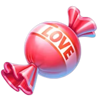 valentine storm love candy symbol