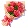 valentine storm rose bouquet symbol