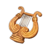 valley of the muses harp symbol