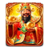wealthy coins wealth god symbol