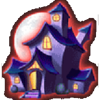 werewolf it up haunted house symbol