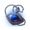 whats up witches blue pendant symbol