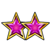 wild 27 extreme stars pink symbol