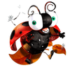 wild antics ladybug symbol