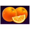 wild burning wins 5 lines orange symbols