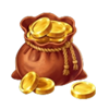 wild coin saloon pouch symbol