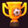 wild cup soccer gold trophy symbol