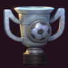 wild cup soccer silver trophy symbol