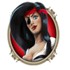 wild jane the lady pirate red pirate symbol