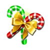 wild santa lollipop symbol