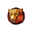 wild silverback cheetah symbol